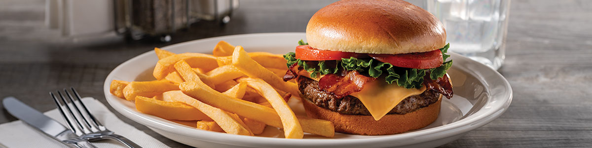 Bacon cheeseburger