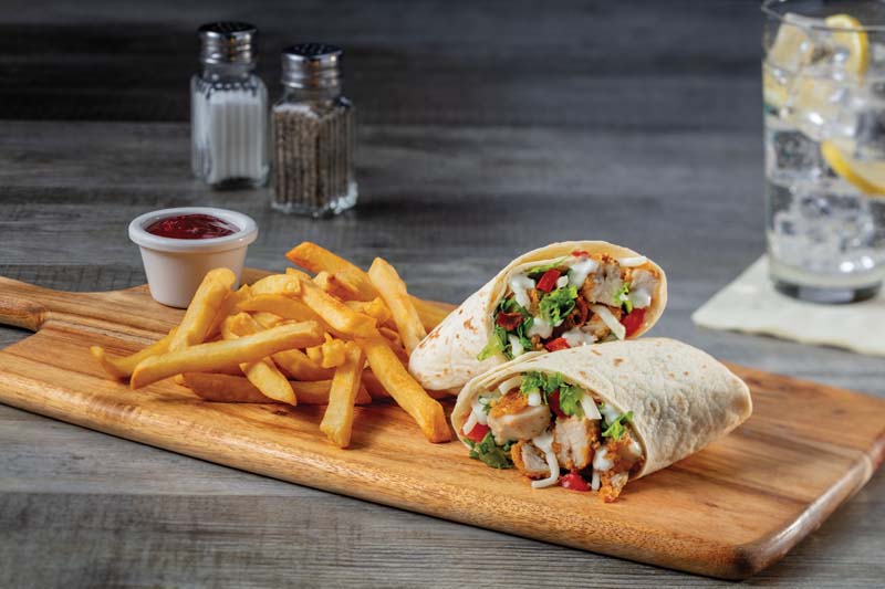 Chicken bacon wrap