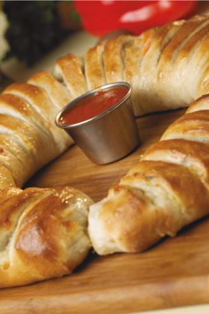 Garlic bread and sauce